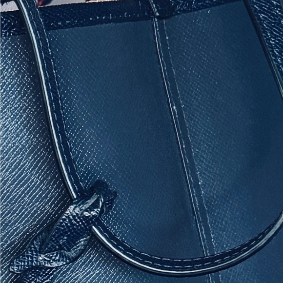 Coach White and Blue Floral Tote Bag - Picture 16 of 16